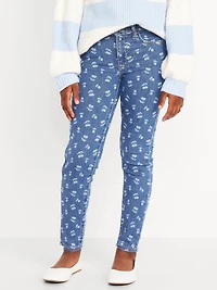 Printed High-Waisted Rockstar 360° Stretch Jeggings for Girls