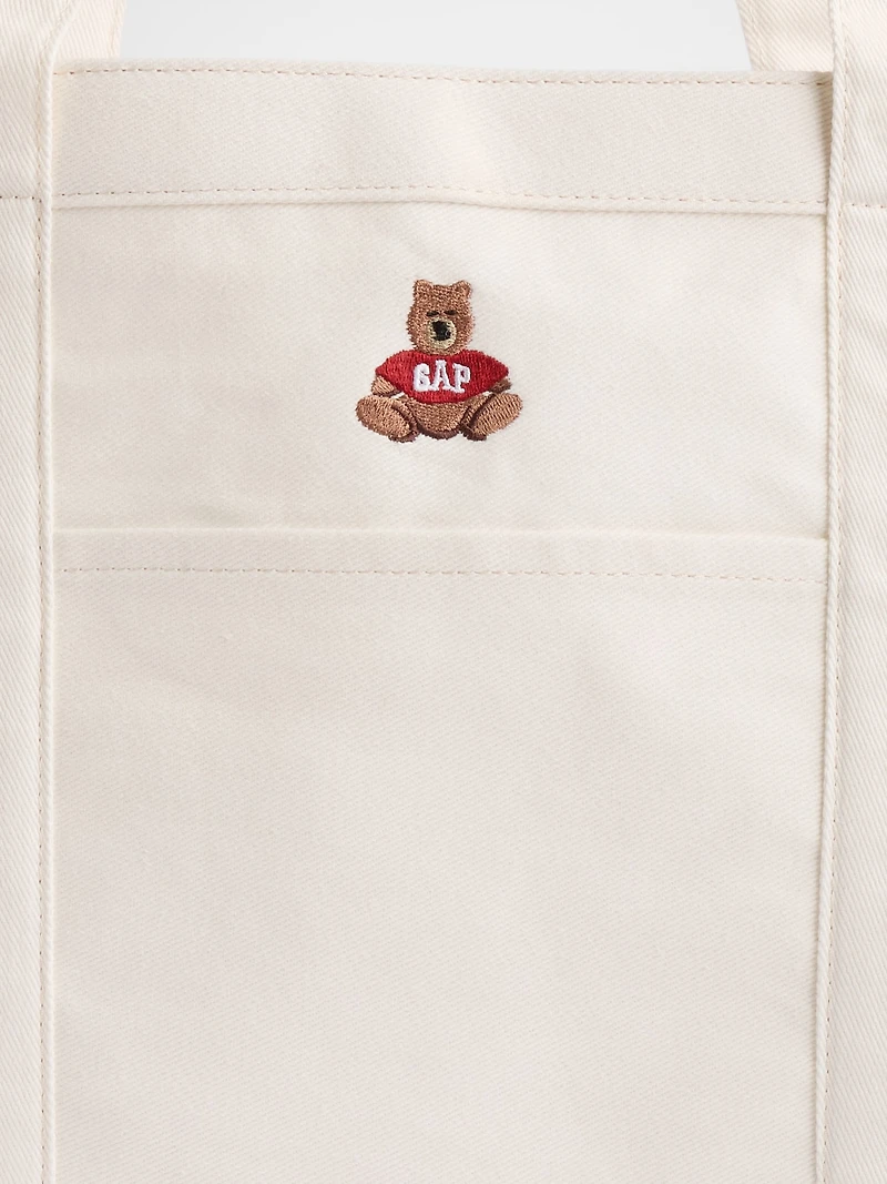 Brannan Bear Logo Denim Tote Bag