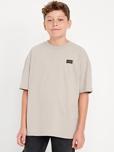 Oversized Short-Sleeve Graphic T-Shirt for Boys