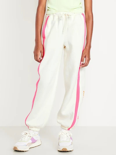 High-Waisted Baggy Jogger Sweatpants for Girls