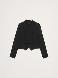 Drapey Mock-Neck Top