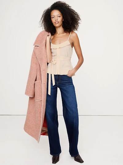 Georgette Ruffle Tank