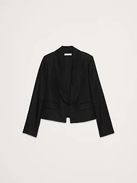 Cropped Tuxedo Jacket