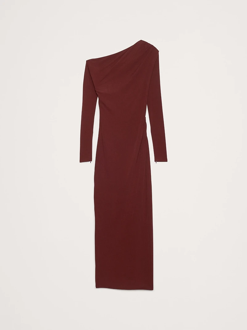 Matte Jersey Open Back Maxi Dress