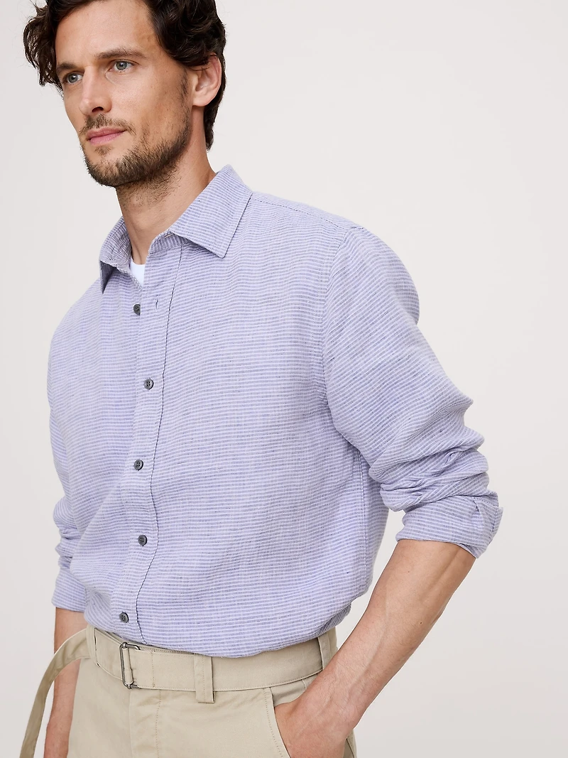 Standard-Fit Linen Shirt
