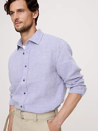 Standard-Fit Linen Shirt