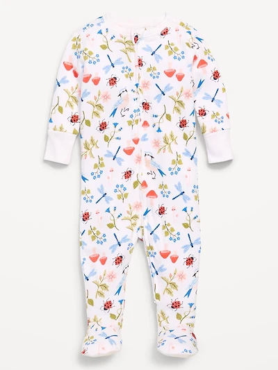 Old Navy x Lovevery Snug-Fit 2-Way-Zip Sleep & Play Footed One-Piece for Baby