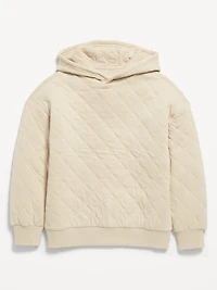 Oversized Quilted Hoodie for Boys
