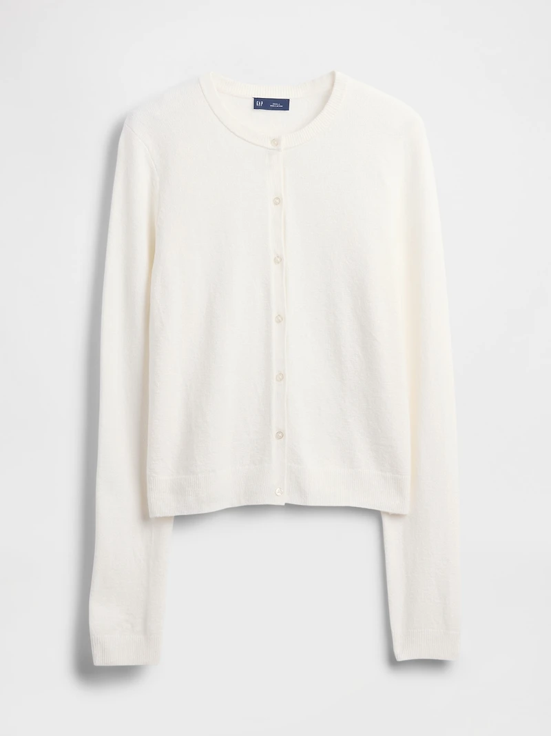 CashSoft Crop Cardigan