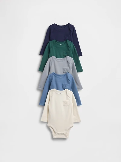 Baby First Favorites Softspun Waffle Pocket Bodysuit