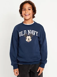 Disney© Oversized Gender-Neutral Logo-Graphic Sweatshirt for Kids