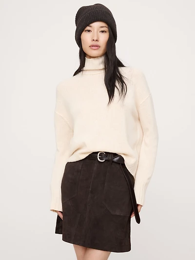 Relaxed Cashmere Turtleneck Sweater