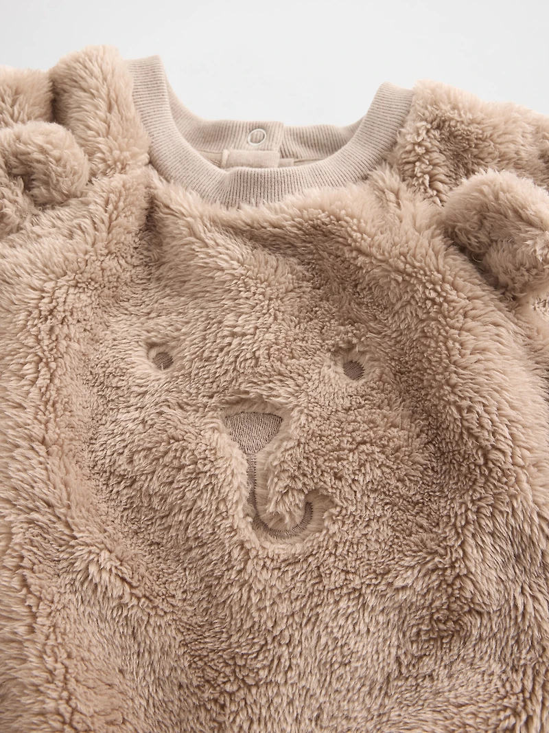 Baby Sherpa Bear Outfit Set