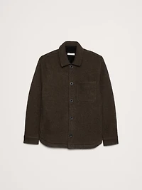 Boiled Wool Shirt Jacket