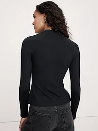 Sculpted-Stretch Square-Neck Top