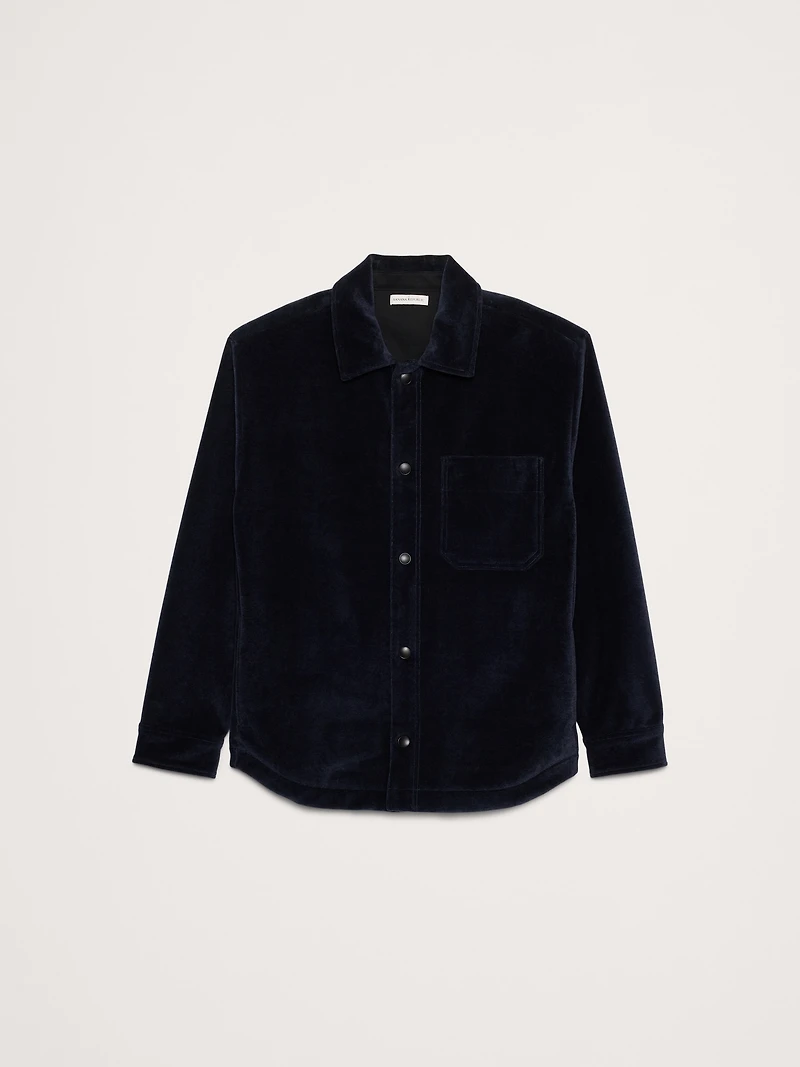 Velour Overshirt