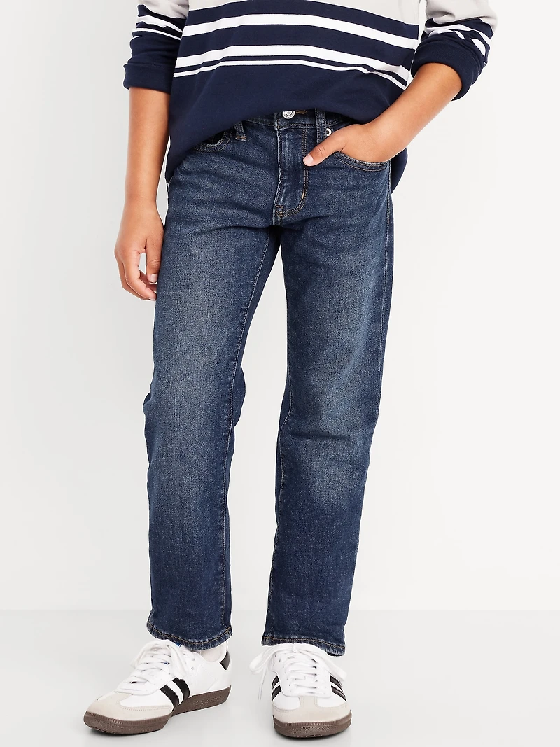 Straight-Leg Built-In Flex Jeans for Boys