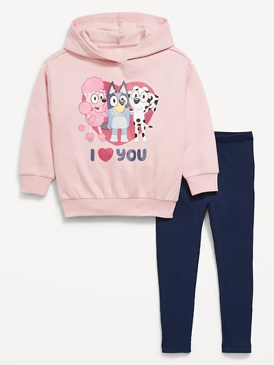 Bluey™ Tunic Hoodie and Leggings Set for Toddler Girls