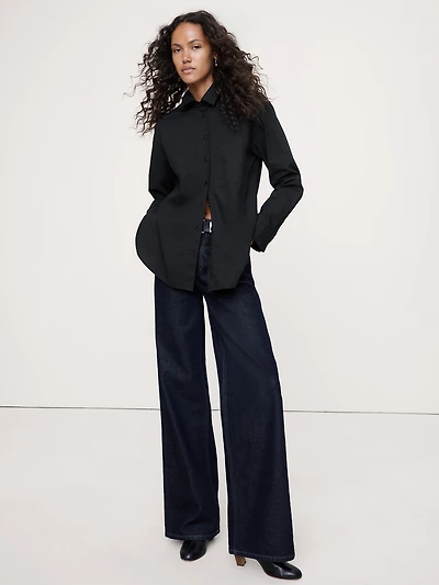 The Oversized Shirt Cotton Poplin