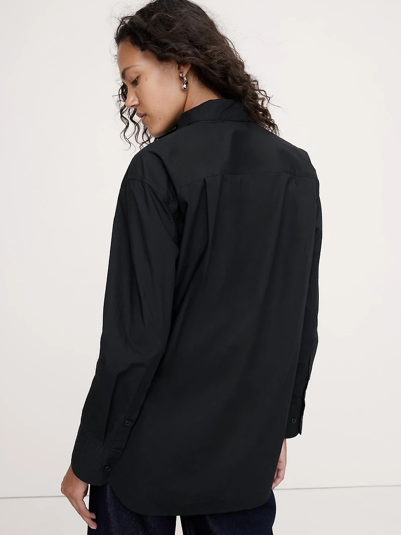 The Oversized Shirt Cotton Poplin