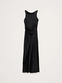 Silk Cowl-Neck Gown