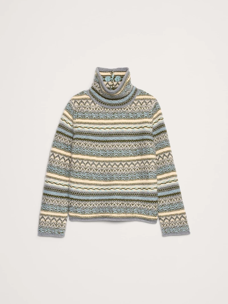 Merino-Cashmere Fair Isle Sweater