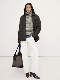 Merino-Cashmere Fair Isle Sweater