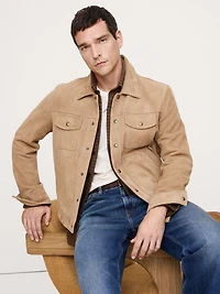 Suede Trucker Jacket