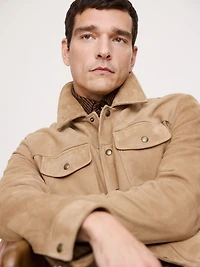 Suede Trucker Jacket