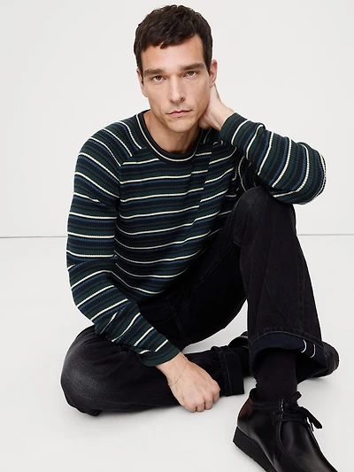 Slim Merino Ribbed Sweater