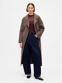 High-Neck Sheer Sweater