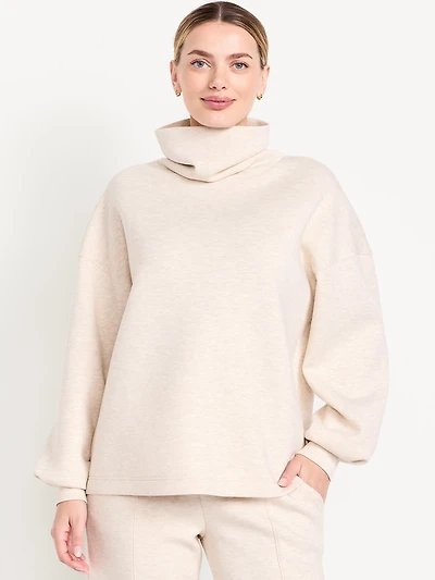 Bounce Fleece Funnel Neck Tunic