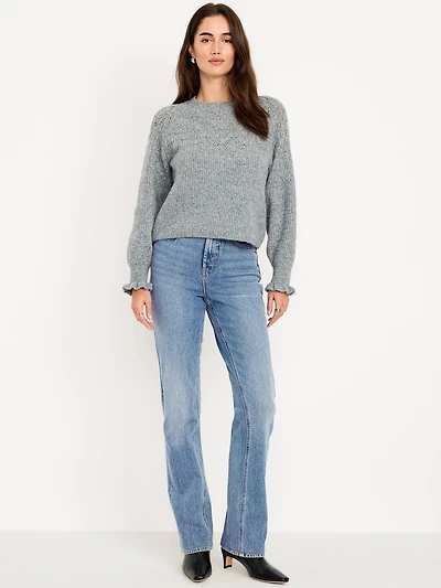 Extra High-Waisted Boot-Cut Jeans