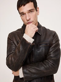 Leather Racing Jacket