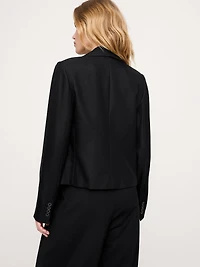 Cropped Tuxedo Jacket
