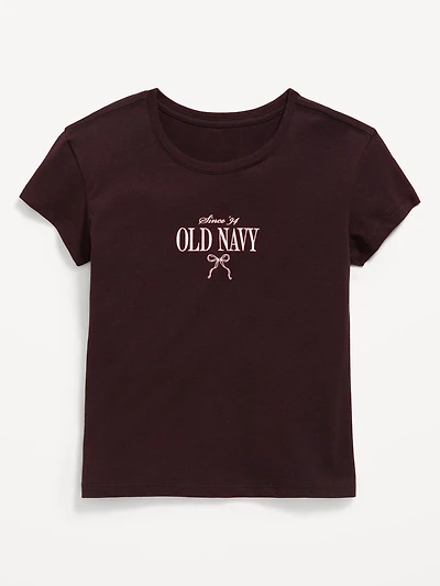 Short-Sleeve Logo-Graphic T-Shirt for Girls