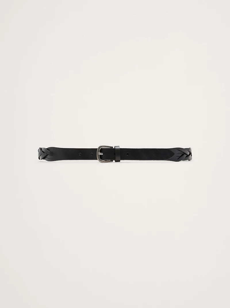 Braided Leather Belt