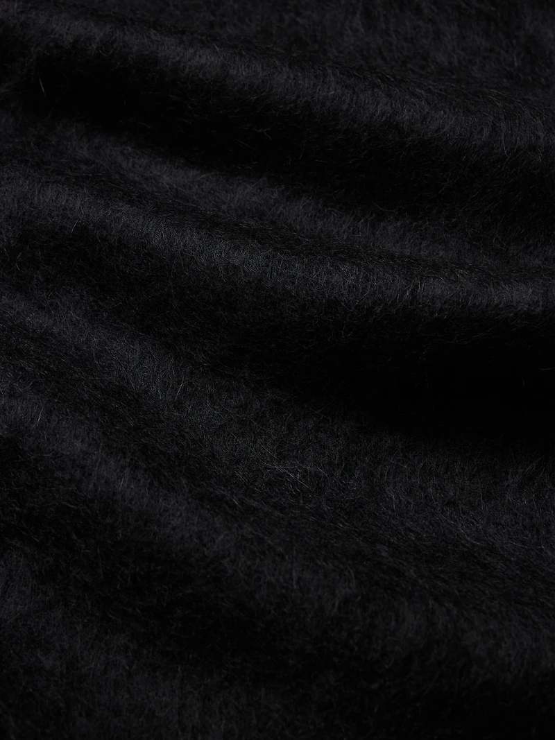 Brushed Alpaca-Wool Blend Scarf