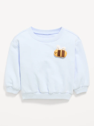 Printed Crew-Neck Sweatshirt for Baby