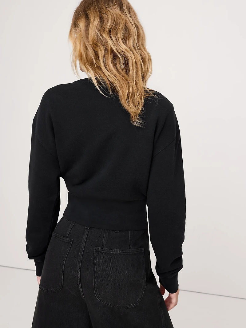 French Terry Henley Sweatshirt