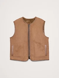 Reversible Shearling Vest