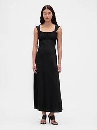 Mixed Media Maxi Dress