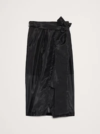Organza Midi Wrap Skirt