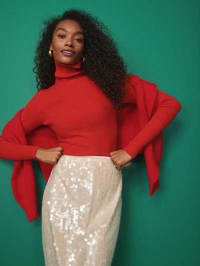 SoSoft Lite Rib Turtleneck Sweater