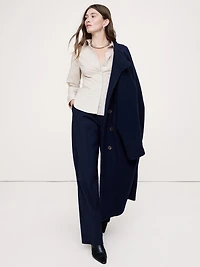 Stretch-Cotton Hourglass Shirt