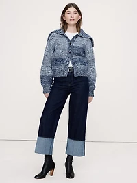 Spacedye Cotton-Wool Cardigan