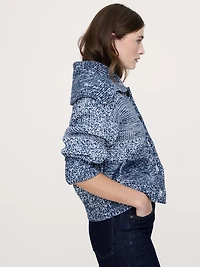 Spacedye Cotton-Wool Cardigan