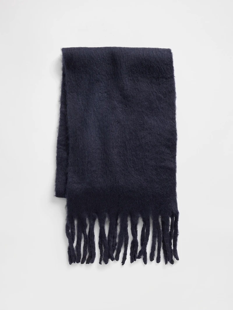 Brushed Fringe Scarf