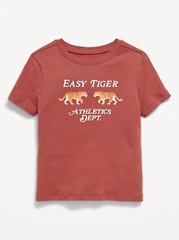 T-shirt à manches courtes imprimé unisexe pour tout-petit