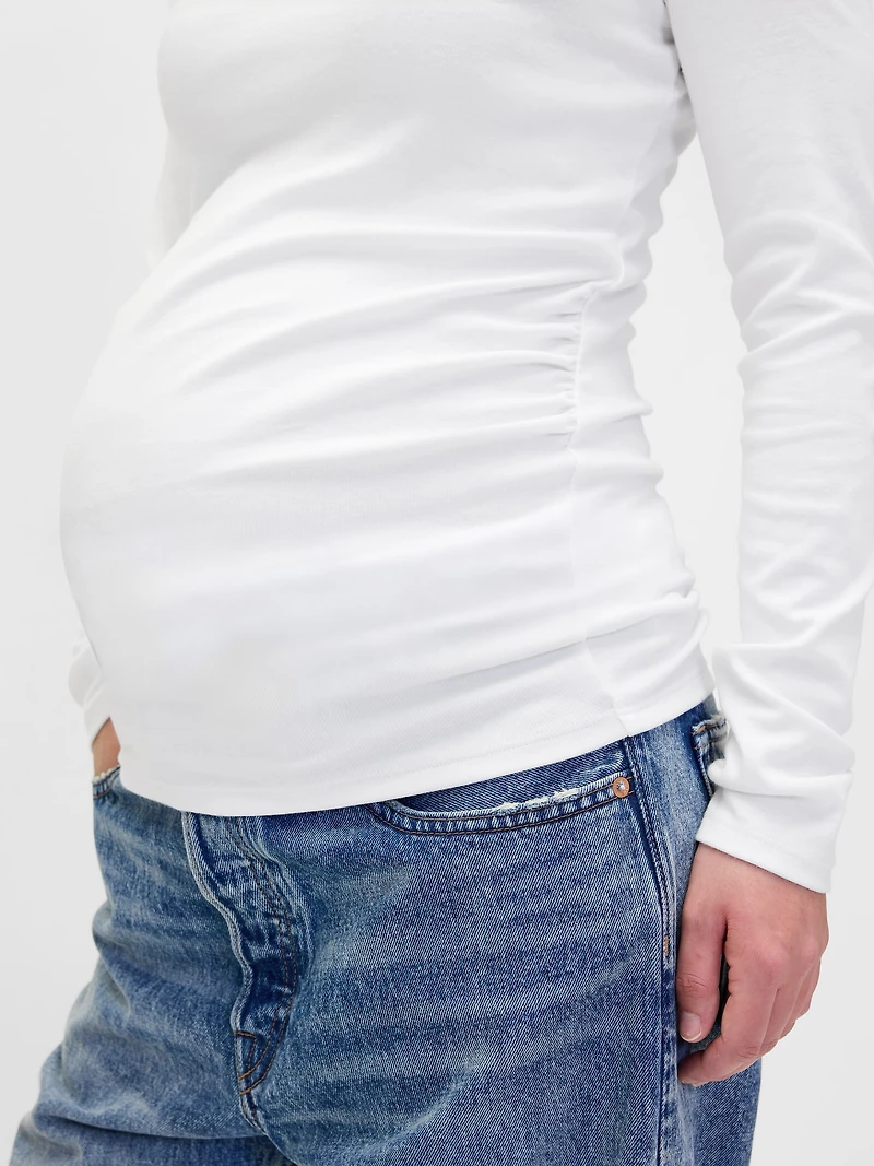 Maternity Modern Turtleneck Shirt